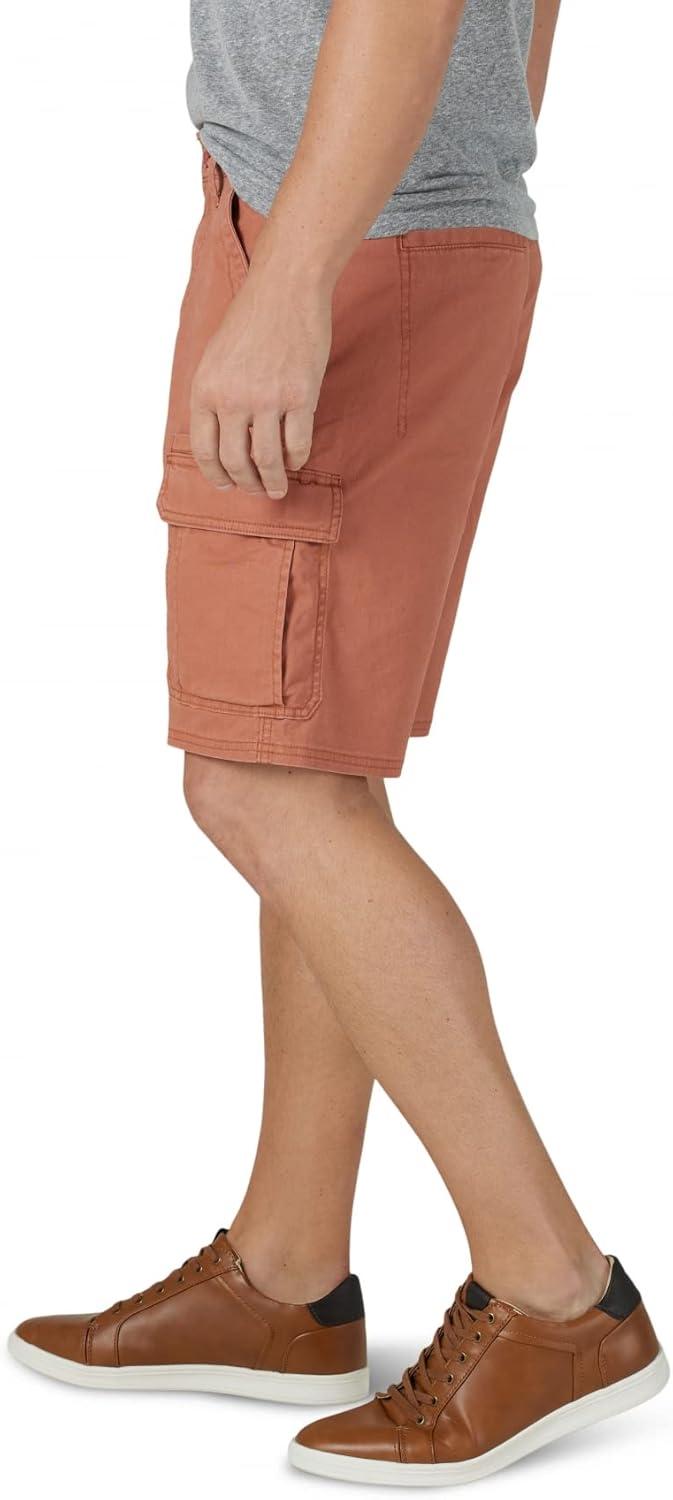 imageWrangler Authentics Mens Classic Cargo Stretch ShortCopper Brown