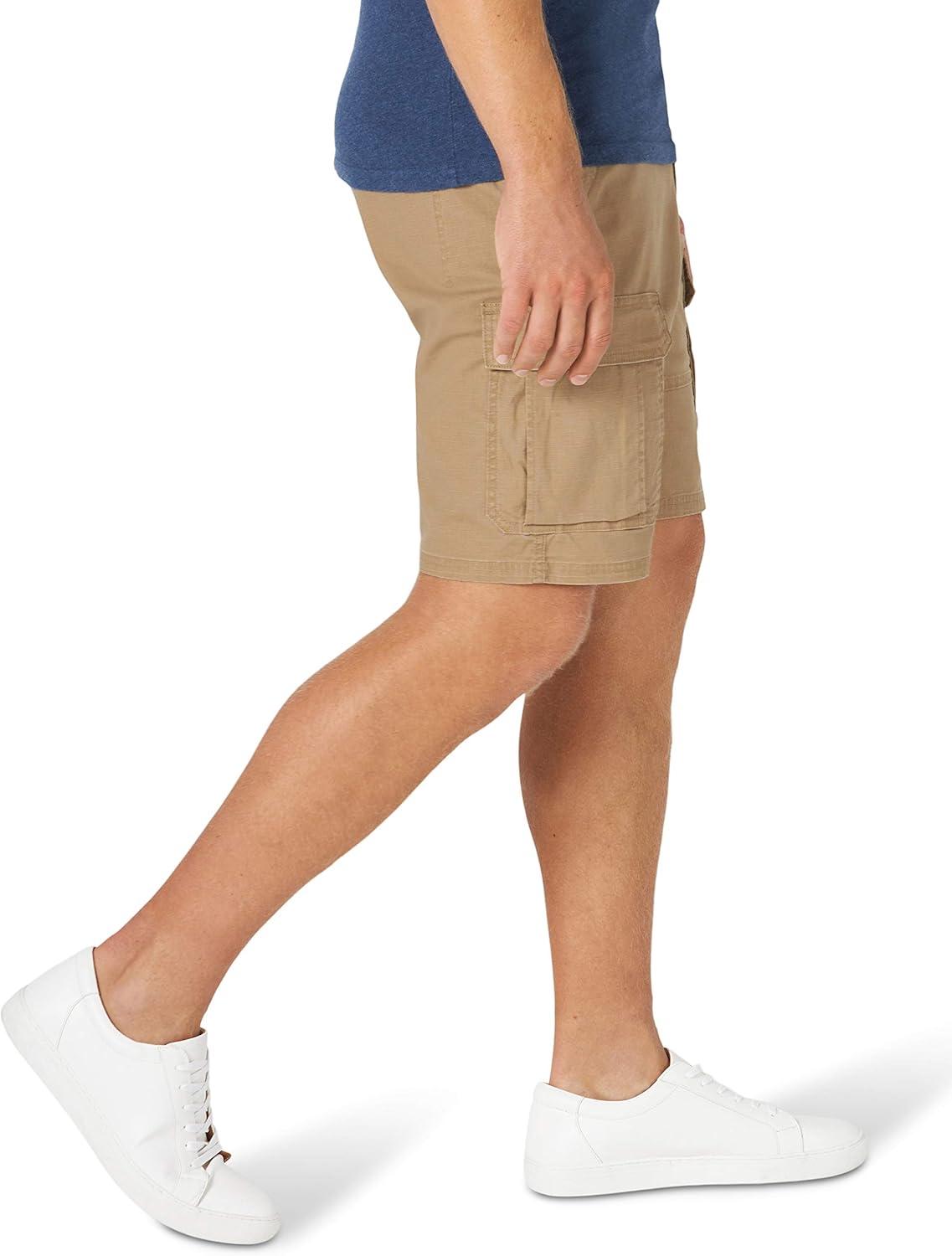 imageWrangler Authentics Mens Classic Cargo Stretch ShortPetrified Oak