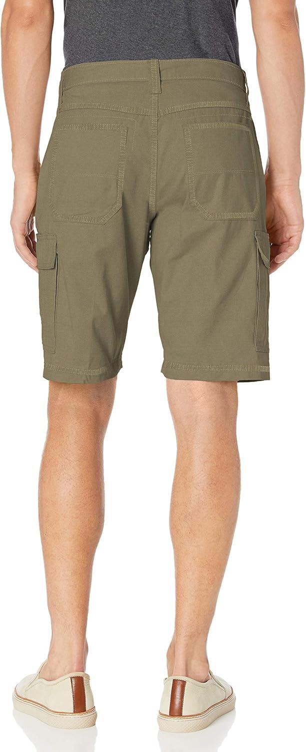 imageWrangler Authentics Mens Classic Relaxed Fit Cargo ShortMilitary Ripstop