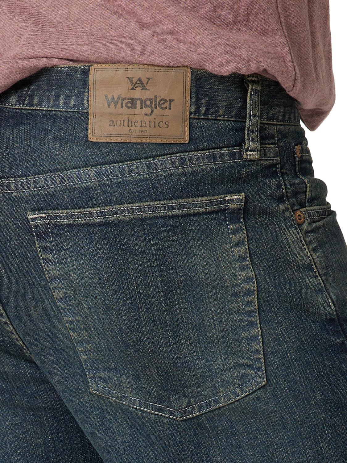 imageWrangler Authentics Mens Classic Relaxed Fit Five Pocket Jean ShortMoonlight