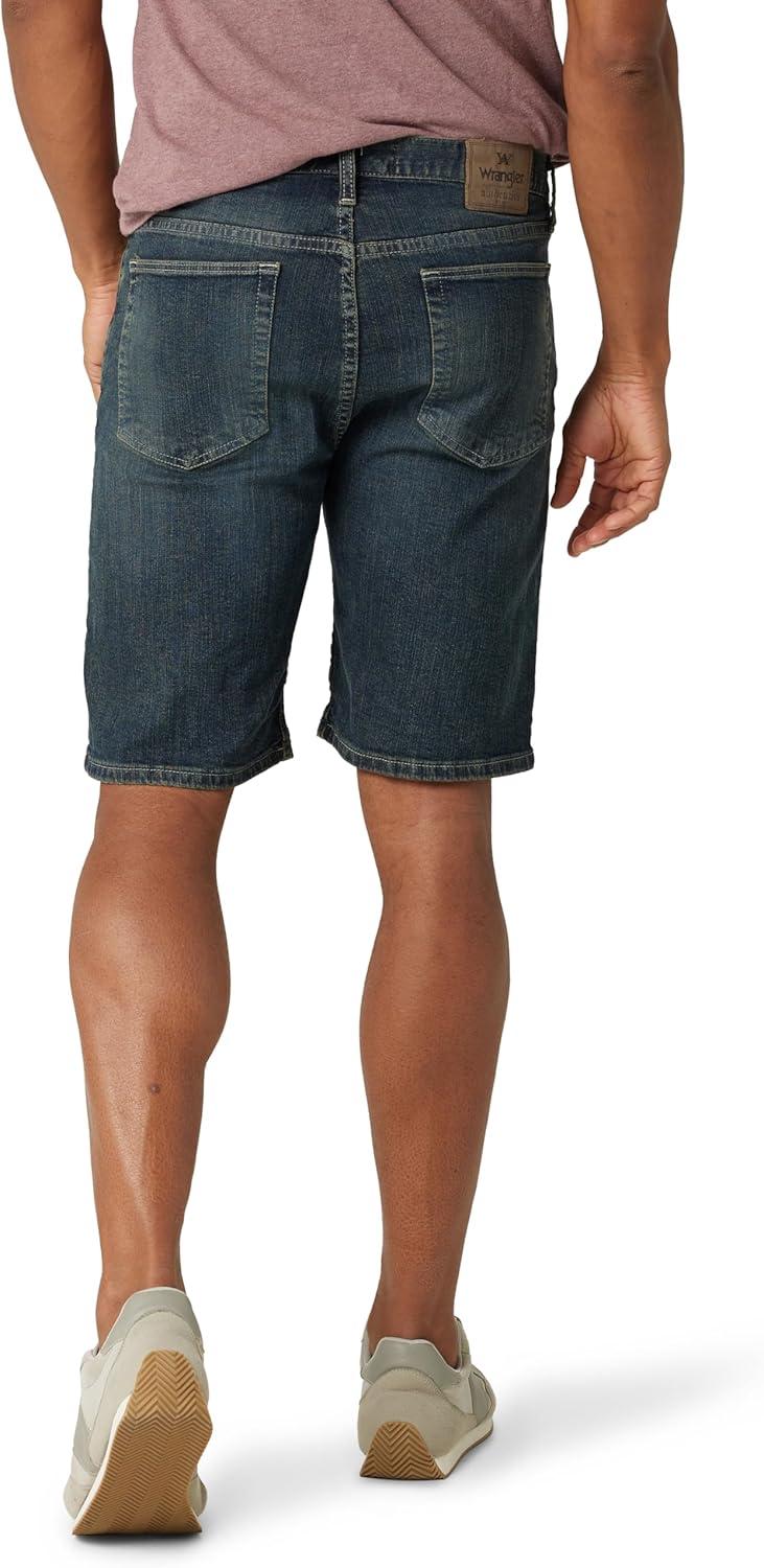 imageWrangler Authentics Mens Classic Relaxed Fit Five Pocket Jean ShortMoonlight