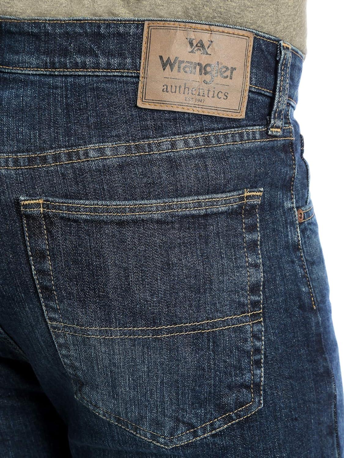 imageWrangler Authentics Mens Comfort Flex Waistband Jean ShortFlex Dark