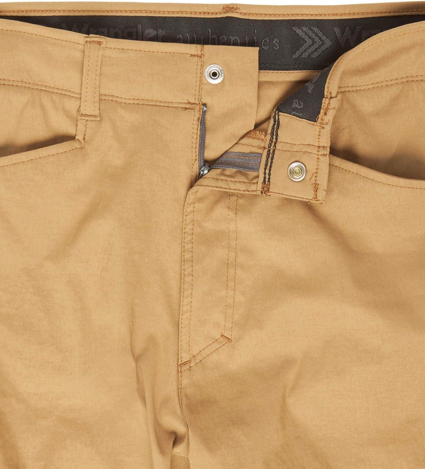 imageWrangler Authentics Mens Performance Comfort Flex Cargo ShortBronze