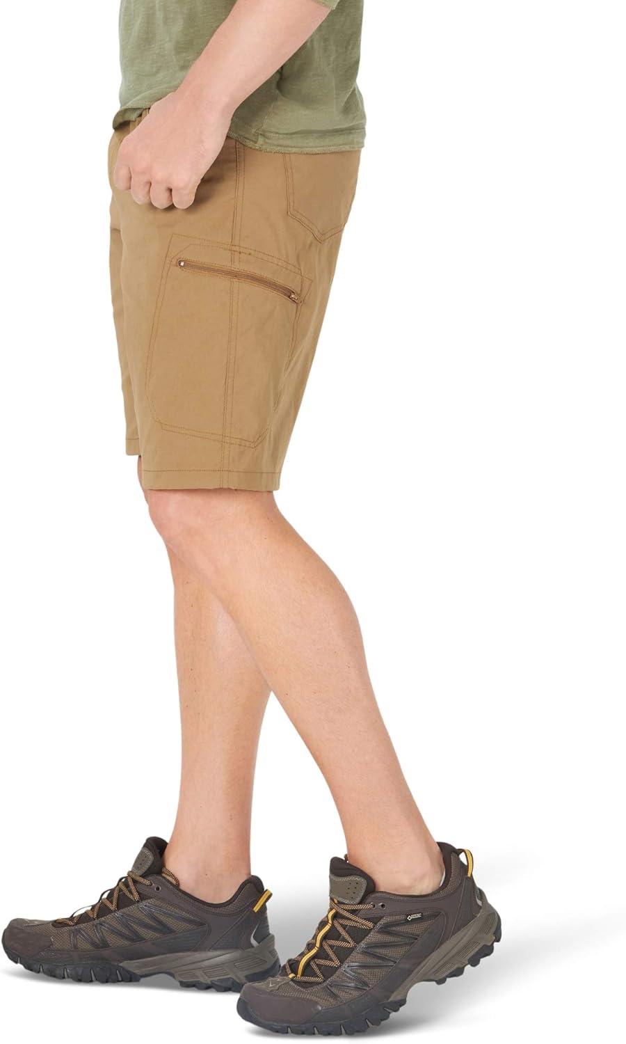 imageWrangler Authentics Mens Performance Comfort Flex Cargo ShortBronze