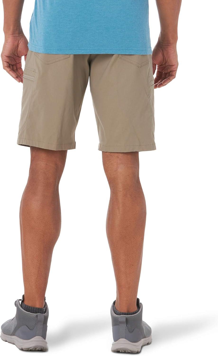 imageWrangler Authentics Mens Performance Comfort Flex Cargo ShortFallen Rock