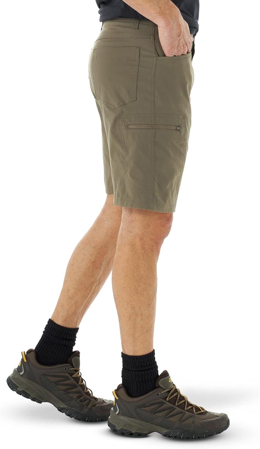 imageWrangler Authentics Mens Performance Comfort Flex Cargo ShortMorel