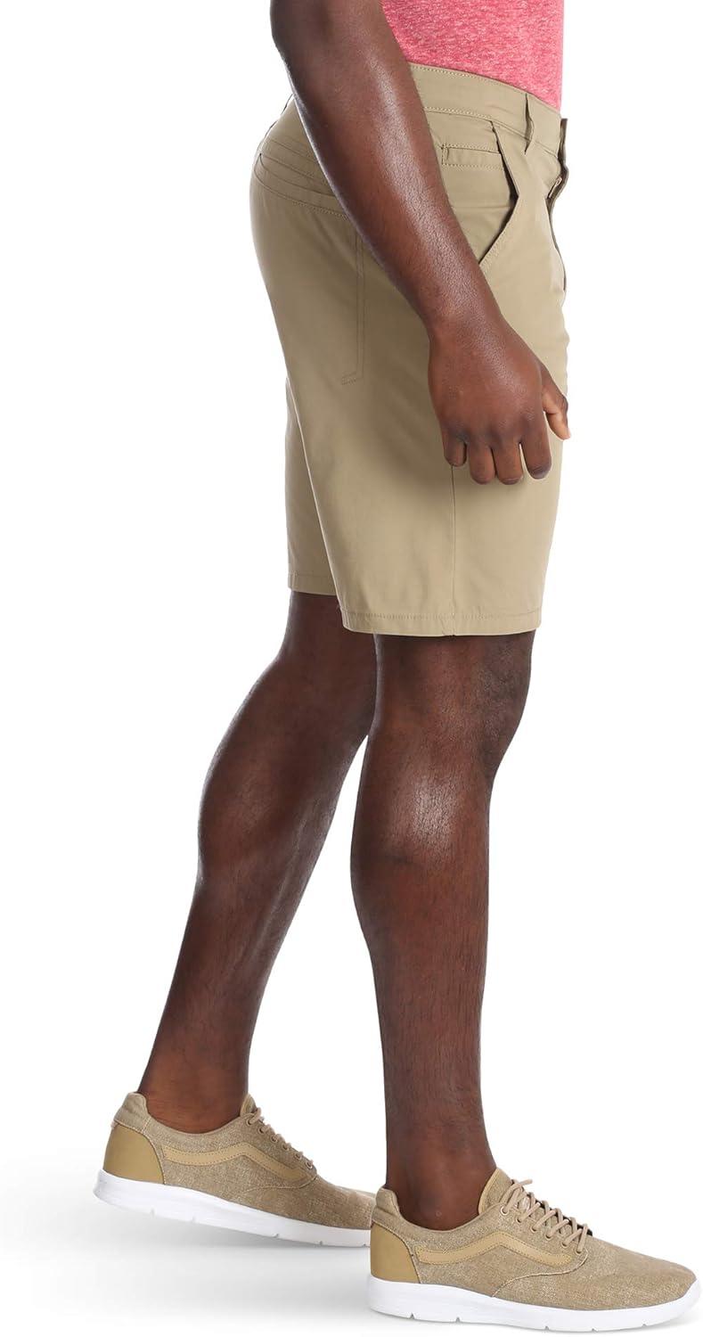 imageWrangler Authentics Mens Performance Comfort Flex Flat Front ShortDark Khaki