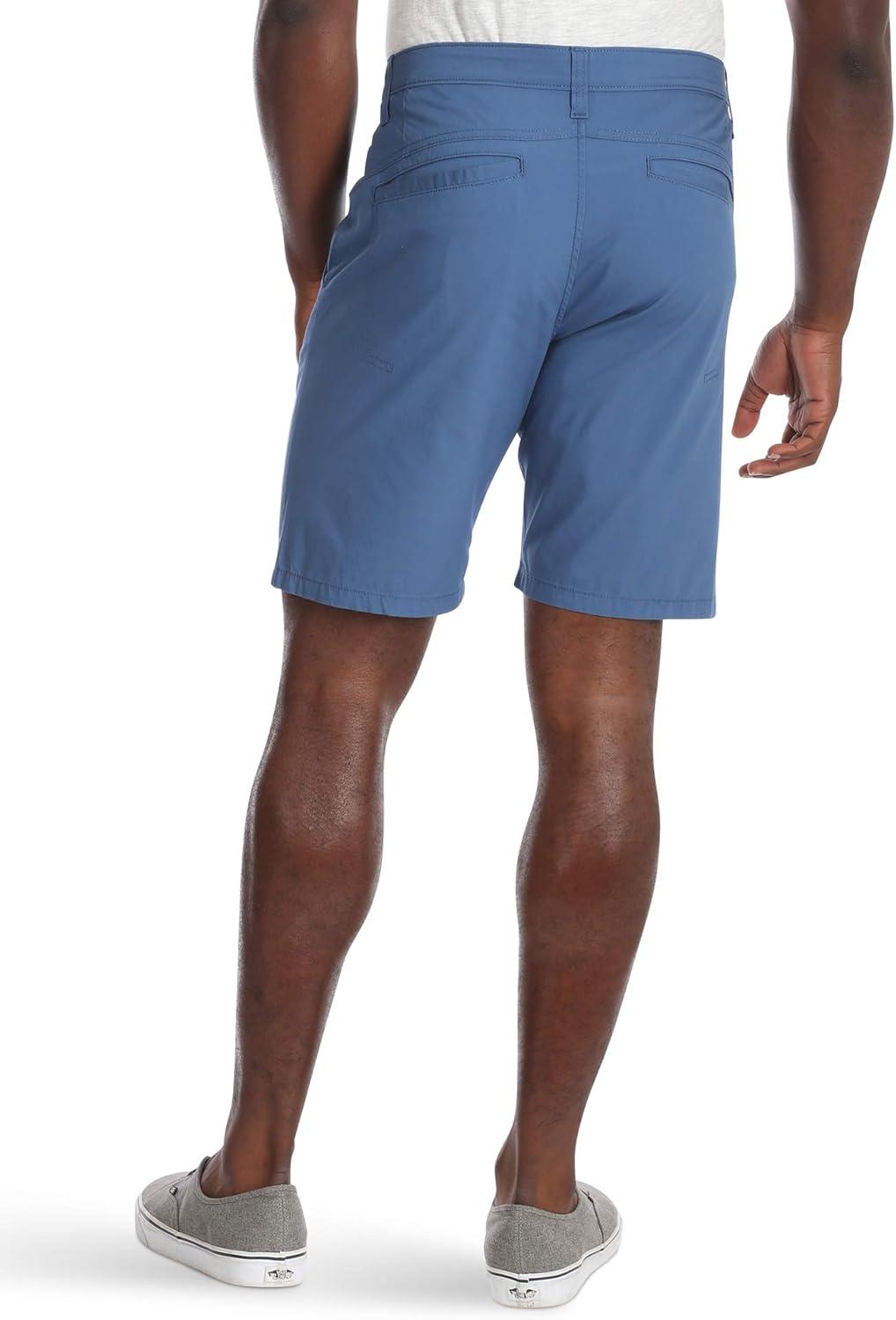 imageWrangler Authentics Mens Performance Comfort Flex Flat Front ShortGalaxy Blue