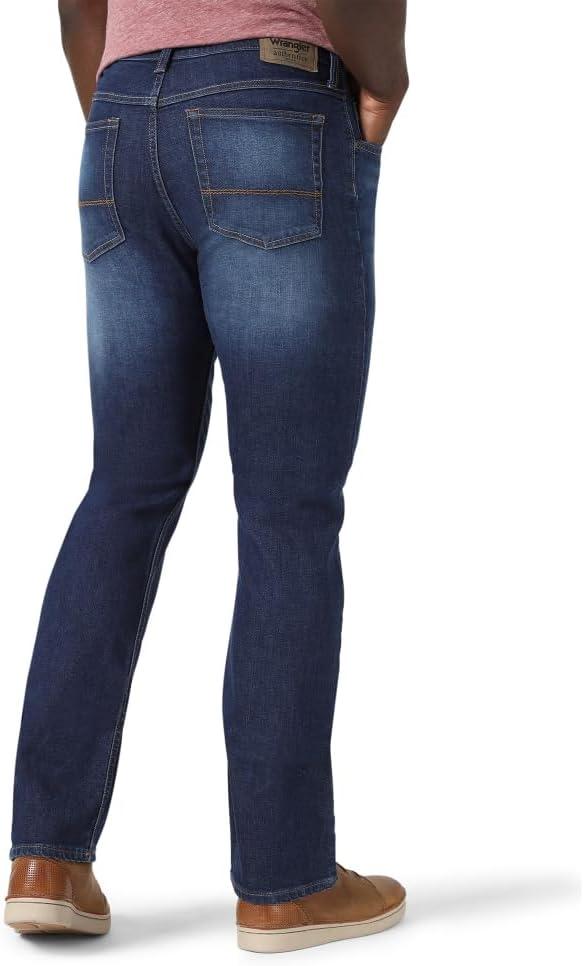imageWrangler Authentics Mens Slim Fit Straight Leg JeanBlue Ridge