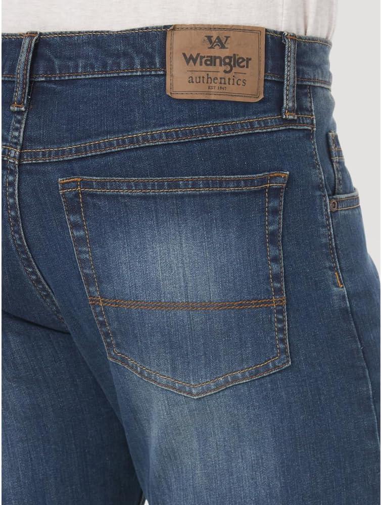 imageWrangler Authentics Mens Slim Fit Straight Leg JeanDusk