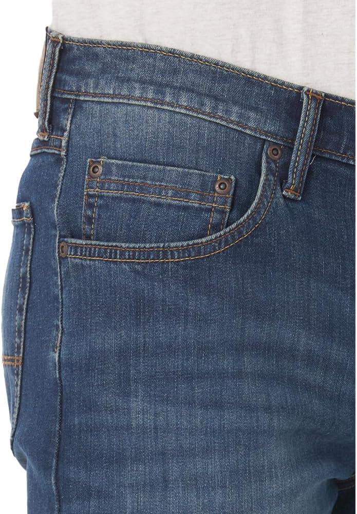 imageWrangler Authentics Mens Slim Fit Straight Leg JeanDusk