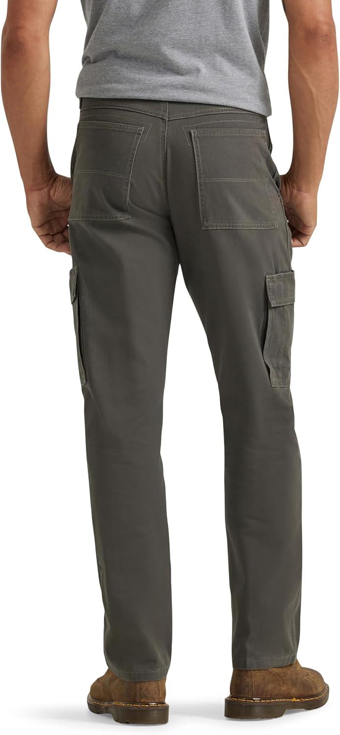 imageWrangler Authentics Mens Twill Relaxed Fit Cargo Pant LoganOlive Drab