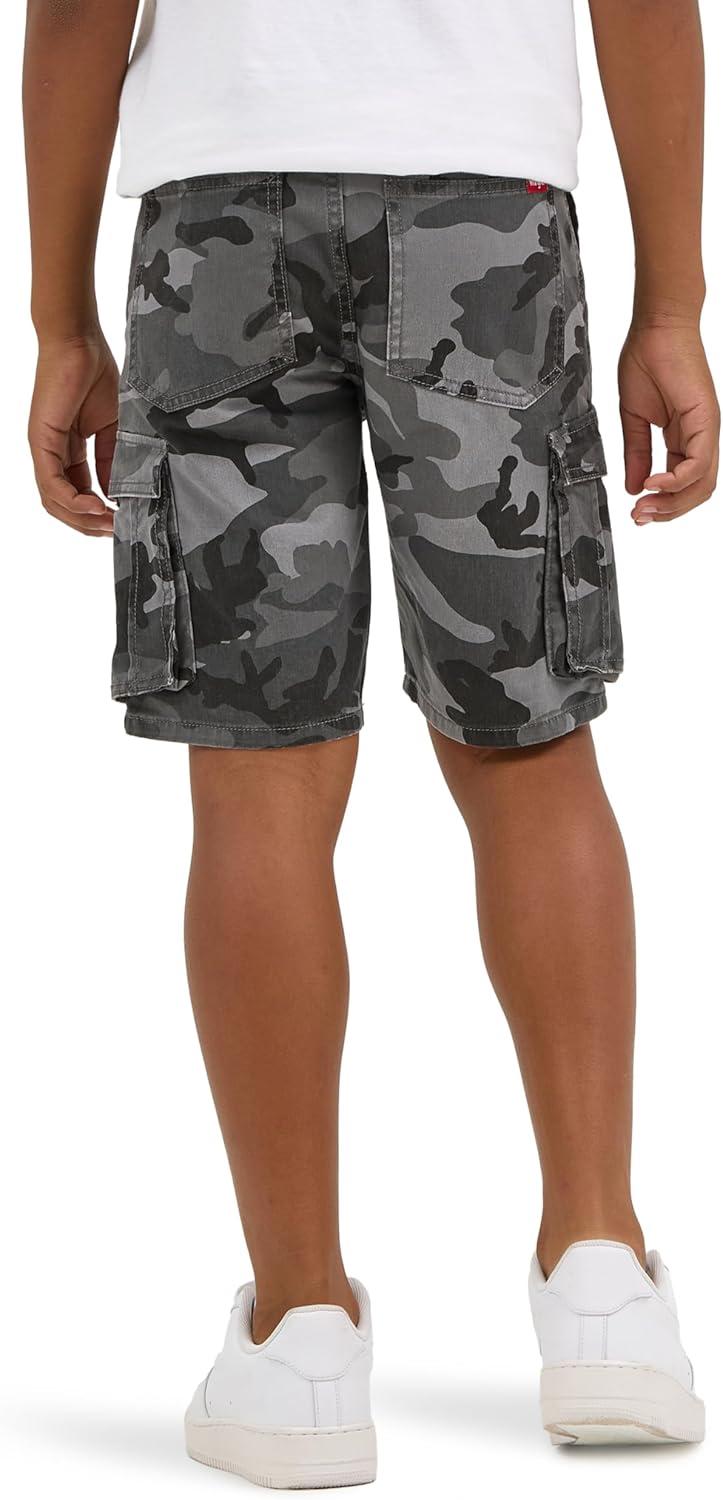 imageWrangler Boys Charge Cargo ShortJungle Anthrcite Camo
