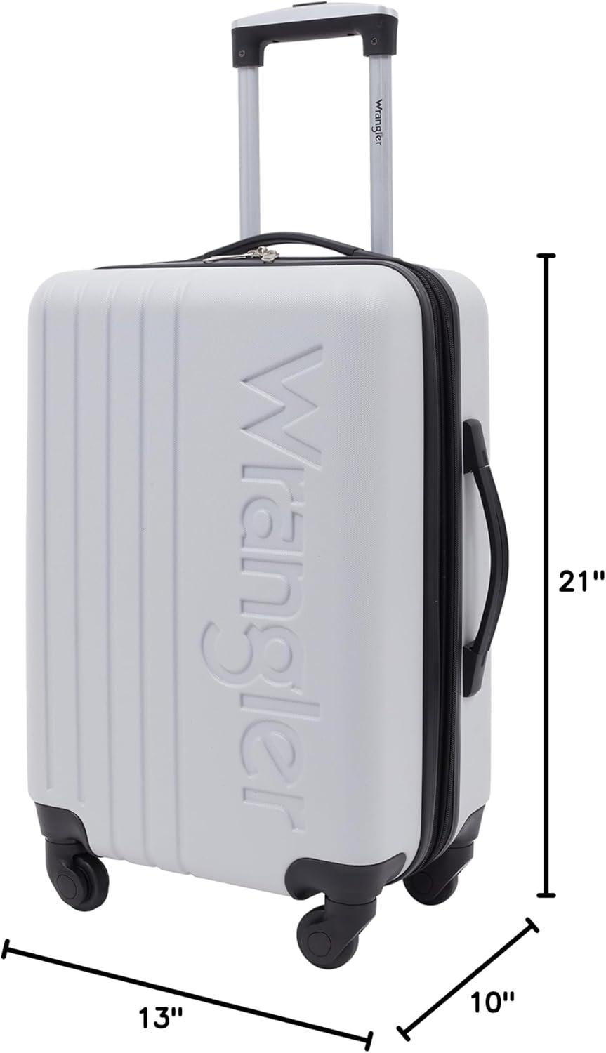 imageWrangler CarryOn Luggage Set BeigeGrey