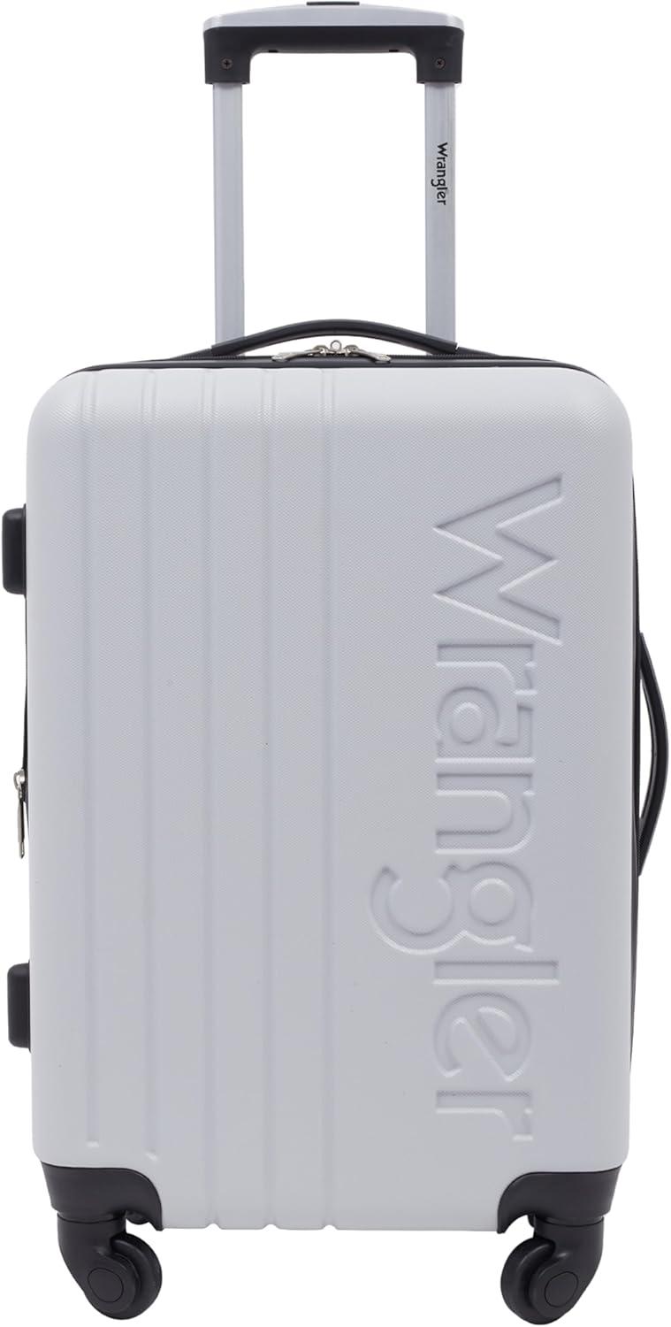 imageWrangler CarryOn Luggage Set BeigeGrey