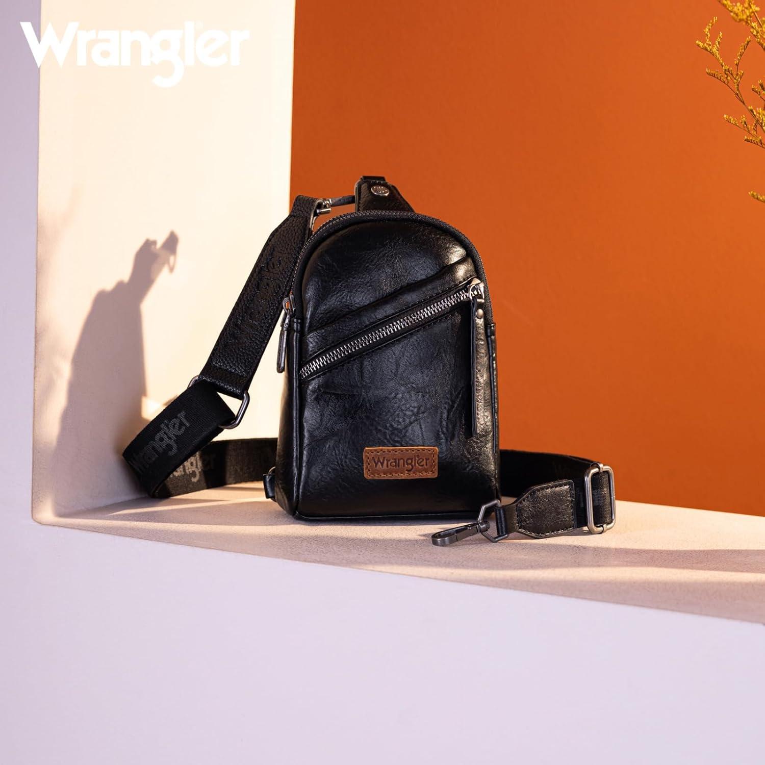 imageWrangler Crossbody Sling Bag for Women Fanny Packs Chest Bags for TravelUrbanblack