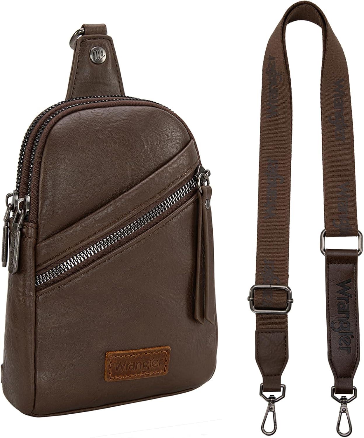 imageWrangler Crossbody Sling Bag for Women Fanny Packs Chest Bags for TravelUrbancamel