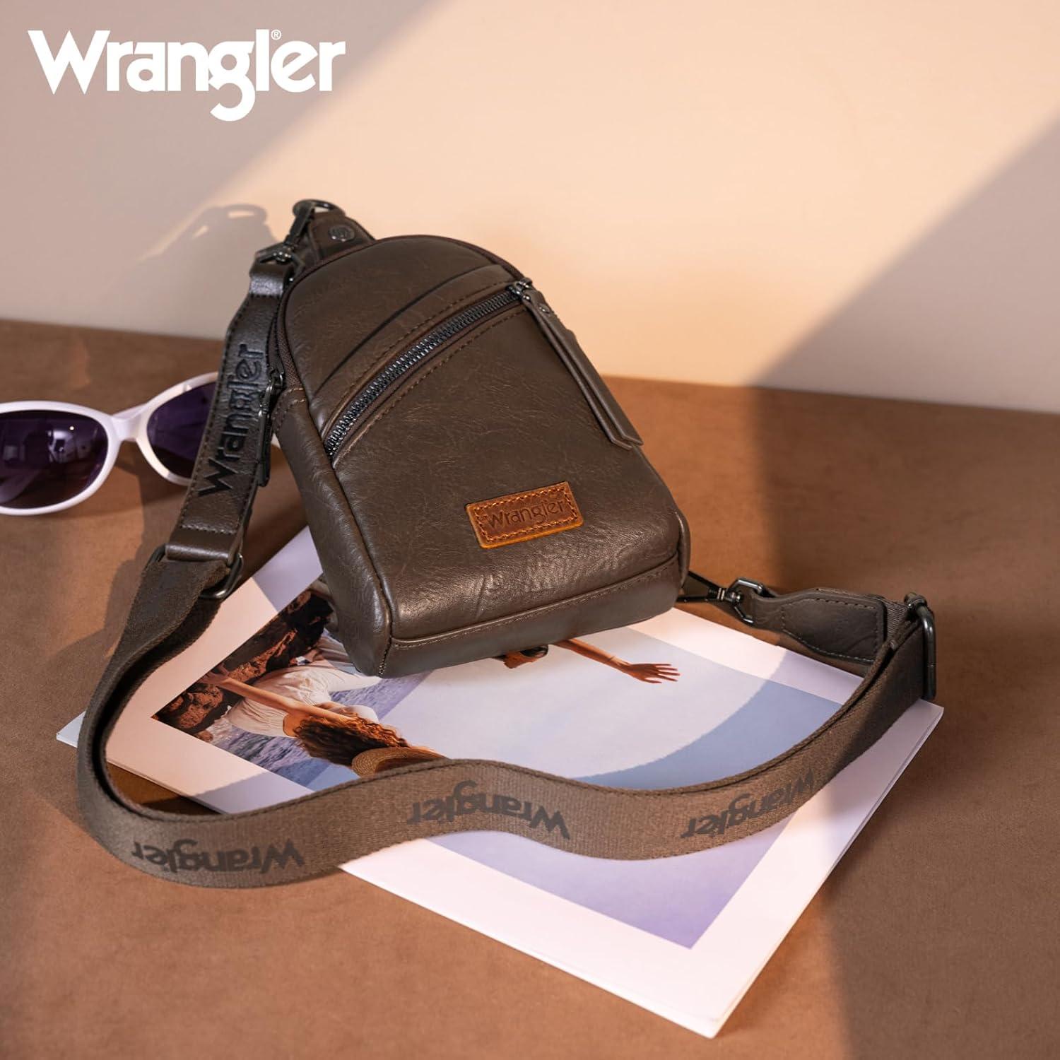 imageWrangler Crossbody Sling Bag for Women Fanny Packs Chest Bags for TravelUrbancamel