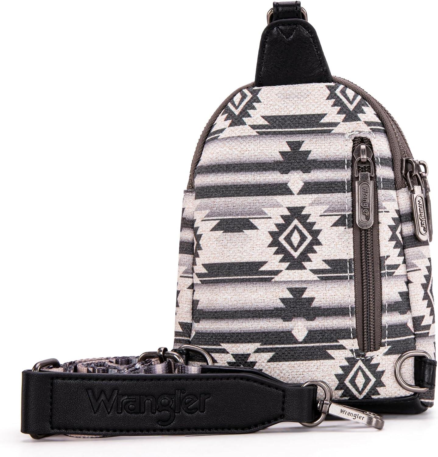 imageWrangler Crossbody Sling Bag for Women Fanny Packs Chest Bags for TravelVintageblack