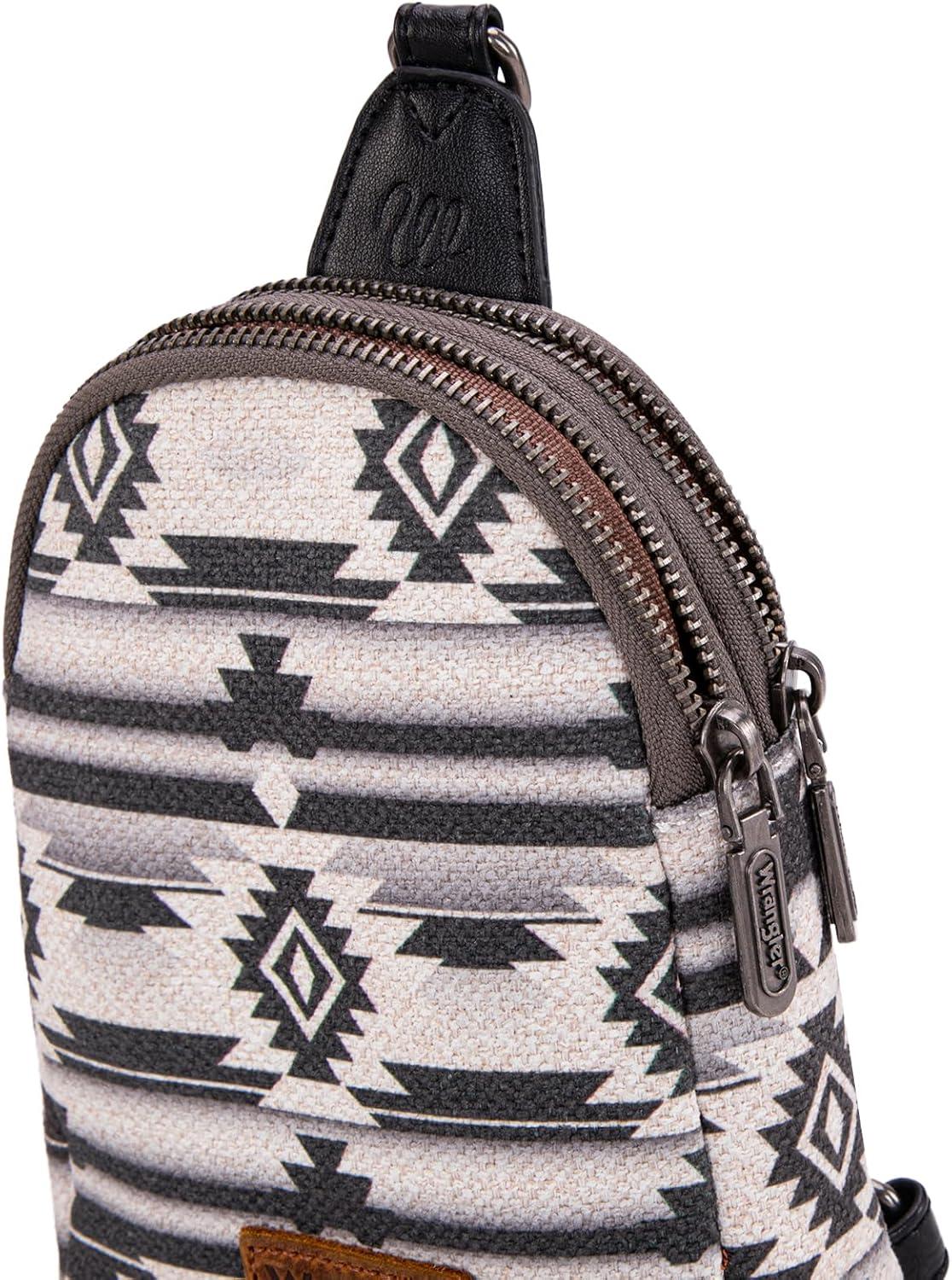 imageWrangler Crossbody Sling Bag for Women Fanny Packs Chest Bags for TravelVintageblack