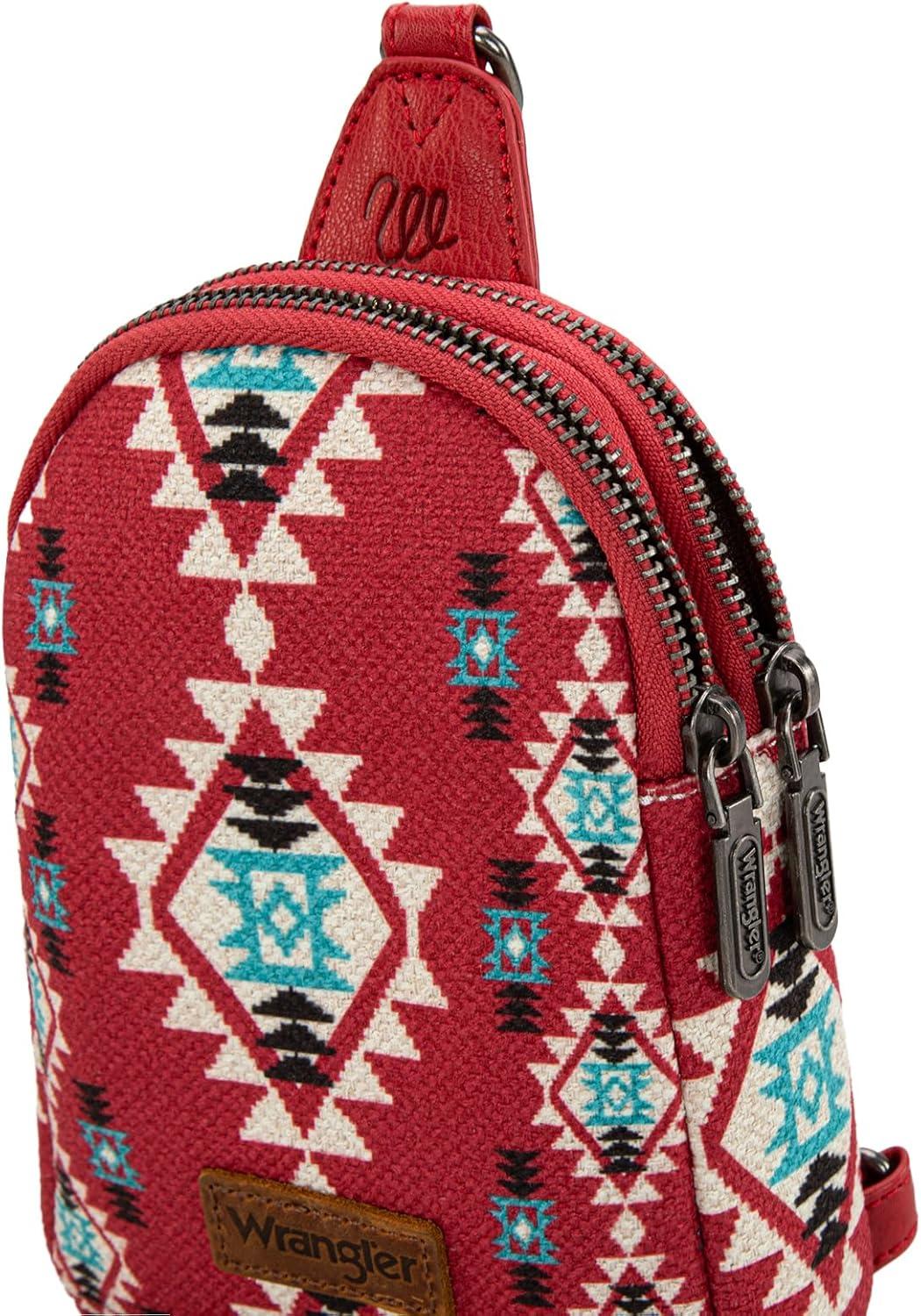 imageWrangler Crossbody Sling Bag for Women Fanny Packs Chest Bags for TravelVintageburgundy