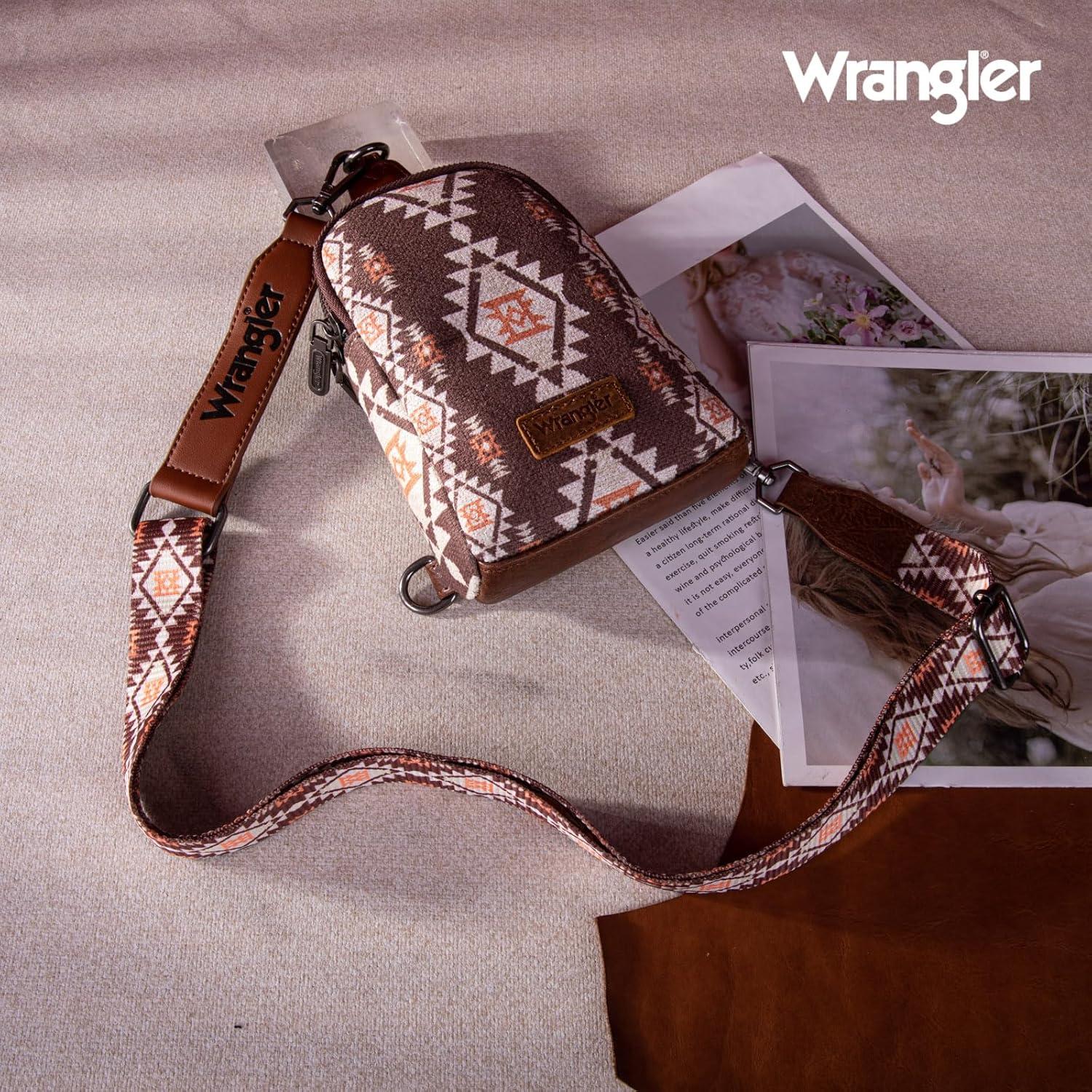 imageWrangler Crossbody Sling Bag for Women Fanny Packs Chest Bags for TravelVintagecoffee