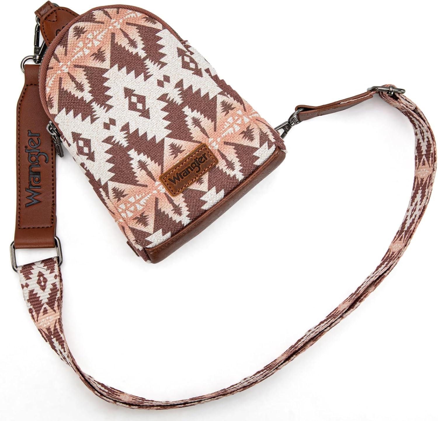 imageWrangler Crossbody Sling Bag for Women Fanny Packs Chest Bags for TravelVintagelight Coffee