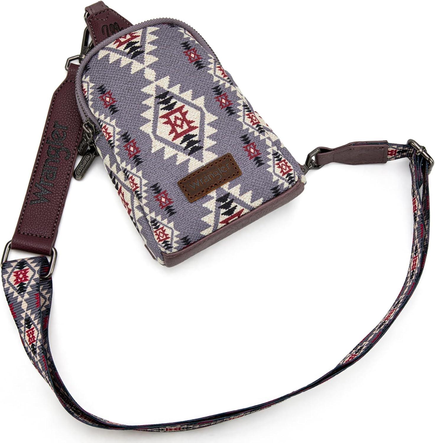 imageWrangler Crossbody Sling Bag for Women Fanny Packs Chest Bags for TravelVintagelight Violet