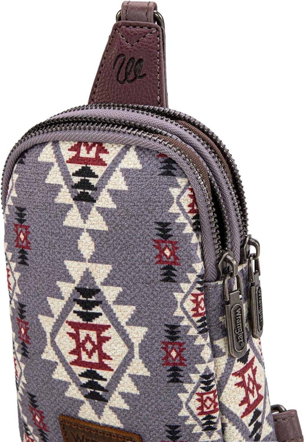 imageWrangler Crossbody Sling Bag for Women Fanny Packs Chest Bags for TravelVintagelight Violet