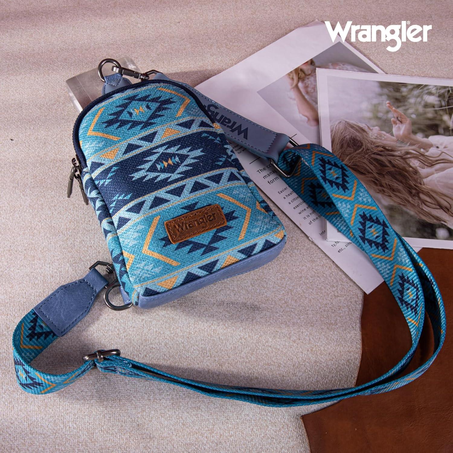 imageWrangler Crossbody Sling Bag for Women Fanny Packs Chest Bags for TravelVintagenavy