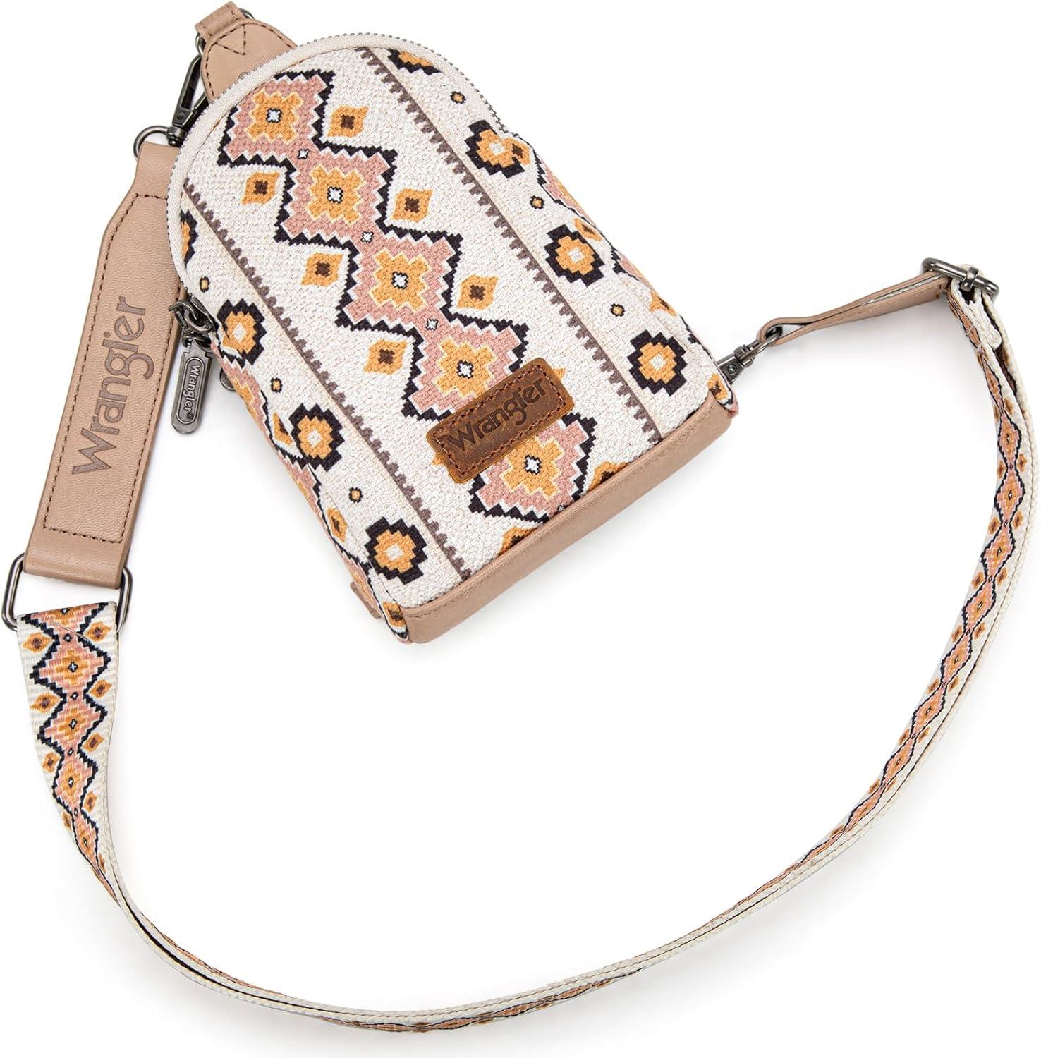 imageWrangler Crossbody Sling Bag for Women Fanny Packs Chest Bags for TravelVintagetan