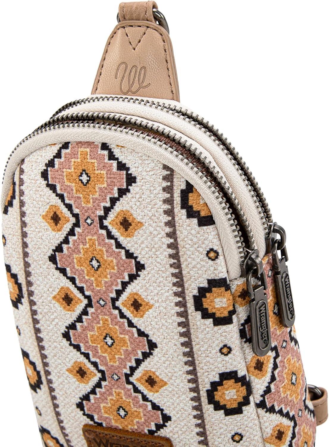 imageWrangler Crossbody Sling Bag for Women Fanny Packs Chest Bags for TravelVintagetan