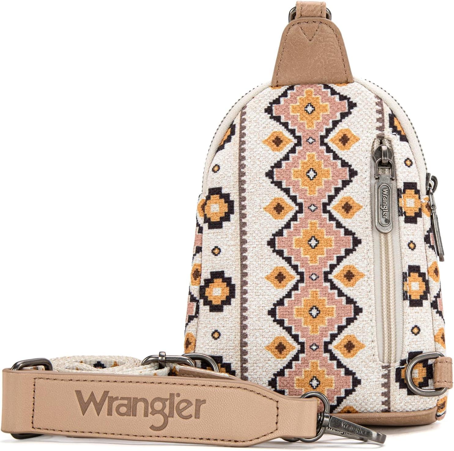 imageWrangler Crossbody Sling Bag for Women Fanny Packs Chest Bags for TravelVintagetan