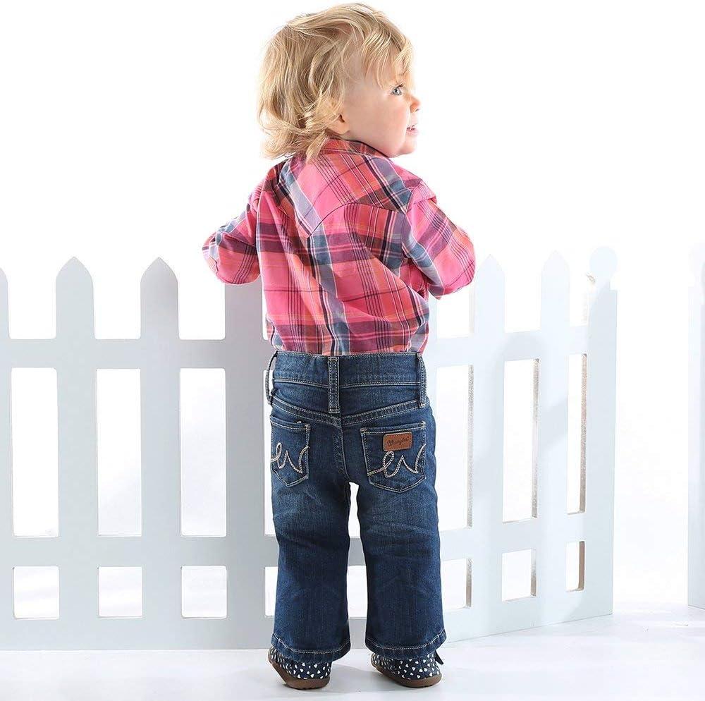 imageWrangler Infant Girls 5 Pocket JeansMedium Blue