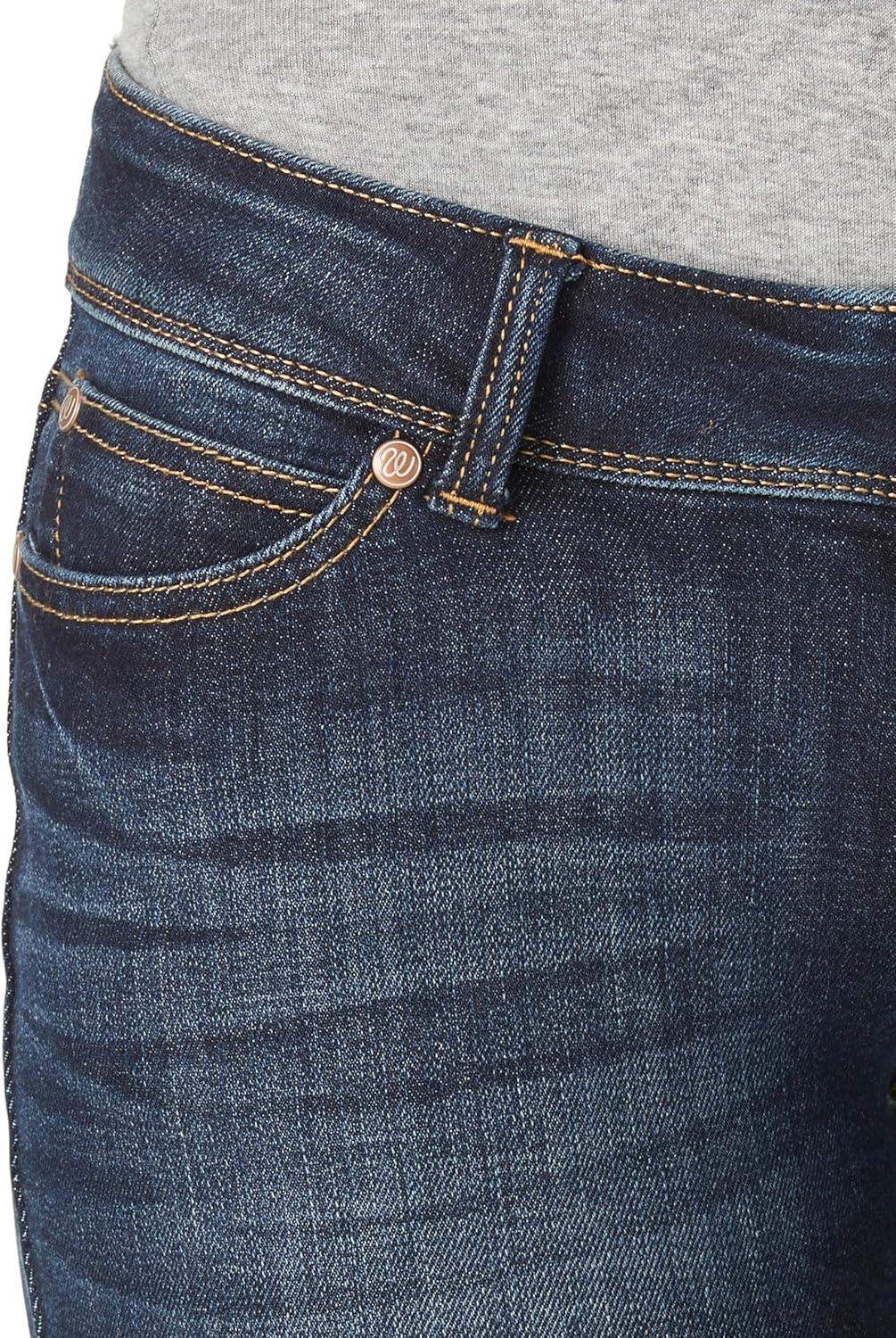 imageWrangler Ladies Retro Sadie Boot Cut JeansDark Blue