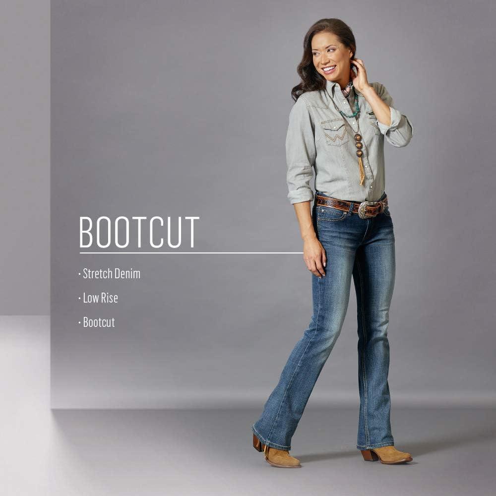 imageWrangler Ladies Retro Sadie Boot Cut JeansWilma