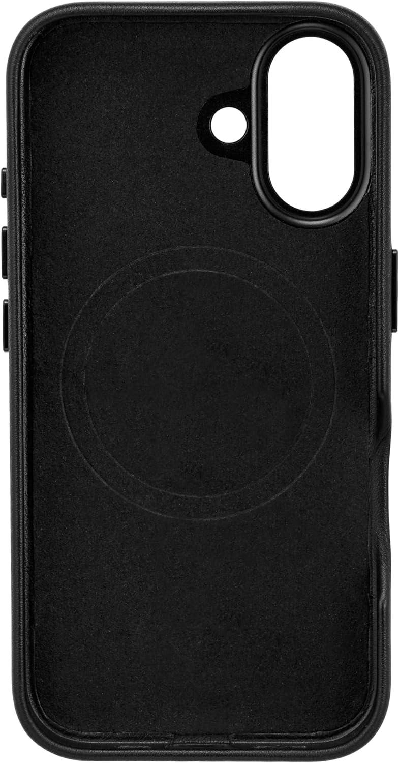 imageWrangler Leather Embroidered iPhone Case Western Star Compatible with iPhone Black 16 ProBlack