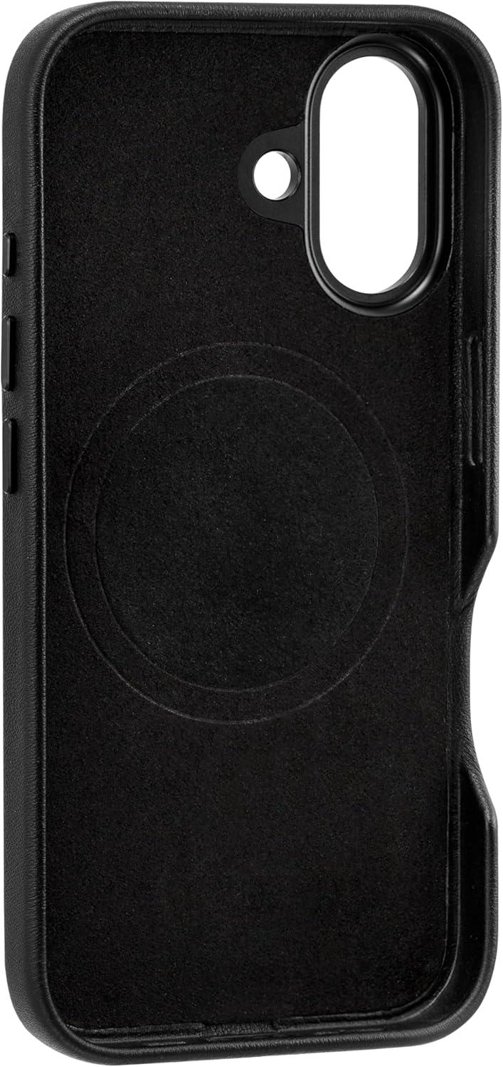 imageWrangler Leather Embroidered iPhone Case Western Star Compatible with iPhone Black 16 ProBlack