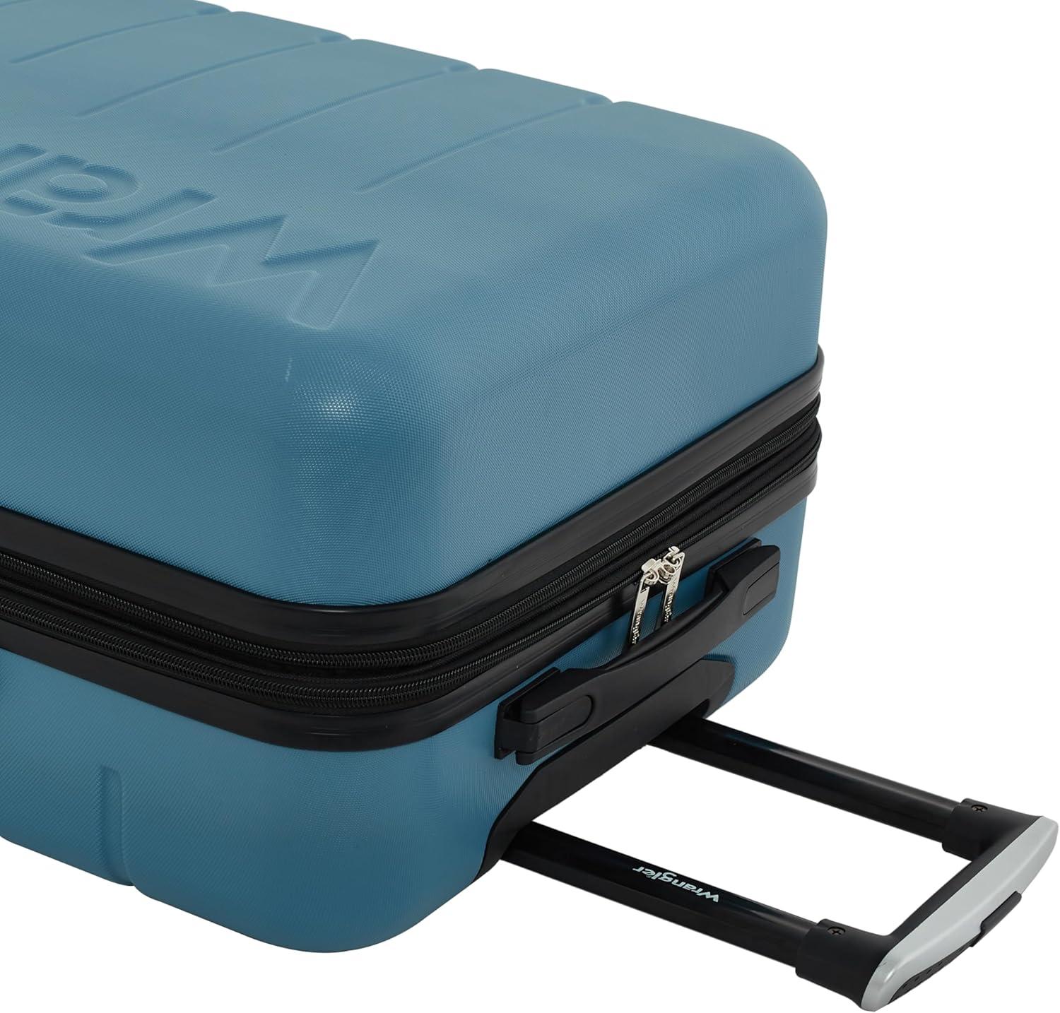 imageWrangler Maverick 3 Piece Luggage Set Blue HeavenBlue Heaven