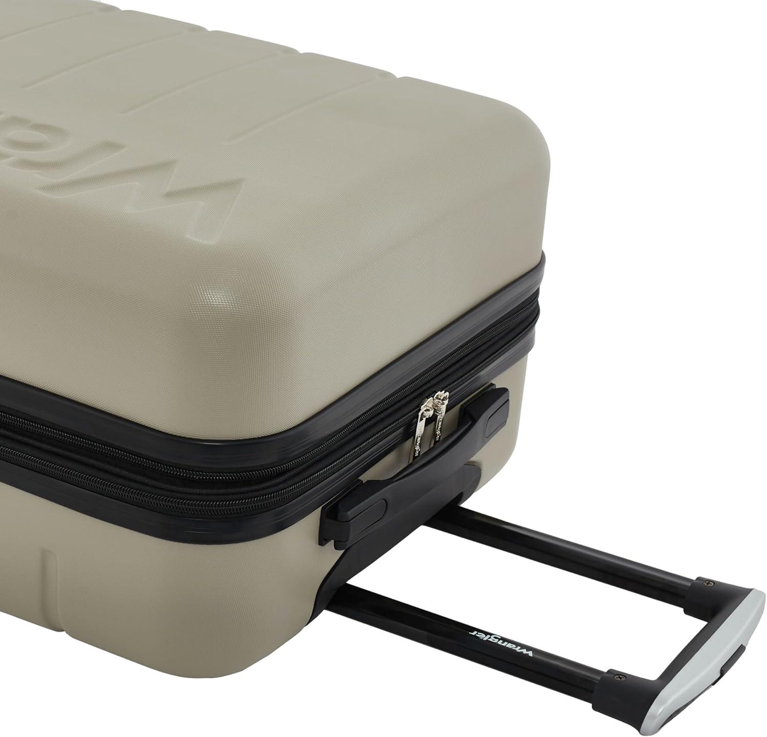 imageWrangler Maverick 3 Piece Luggage Set Blue HeavenSilver Sage