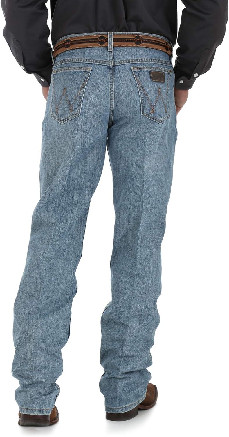 imageWrangler Mens 20X 01 Competition Relaxed Fit JeanLaser Blue