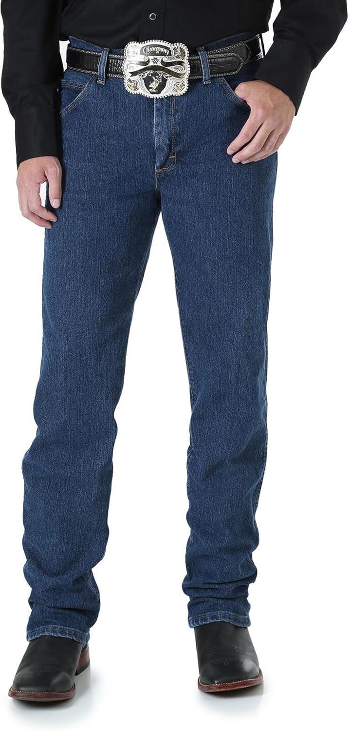 imageWrangler Mens 20X 01 Competition Relaxed Fit JeanMid Stone