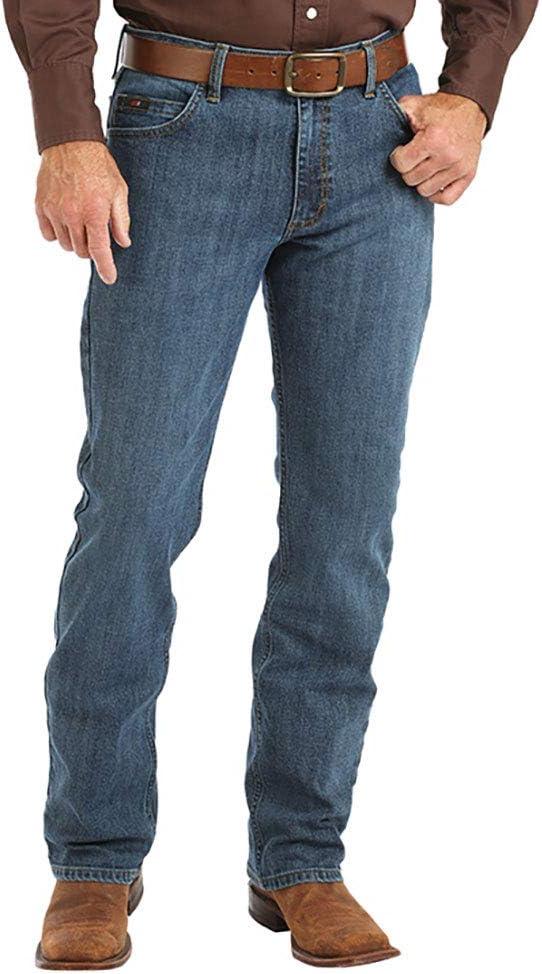 imageWrangler Mens 20X 02 Active Flex Competition Slim Fit Stone Blue JeansStone Blue
