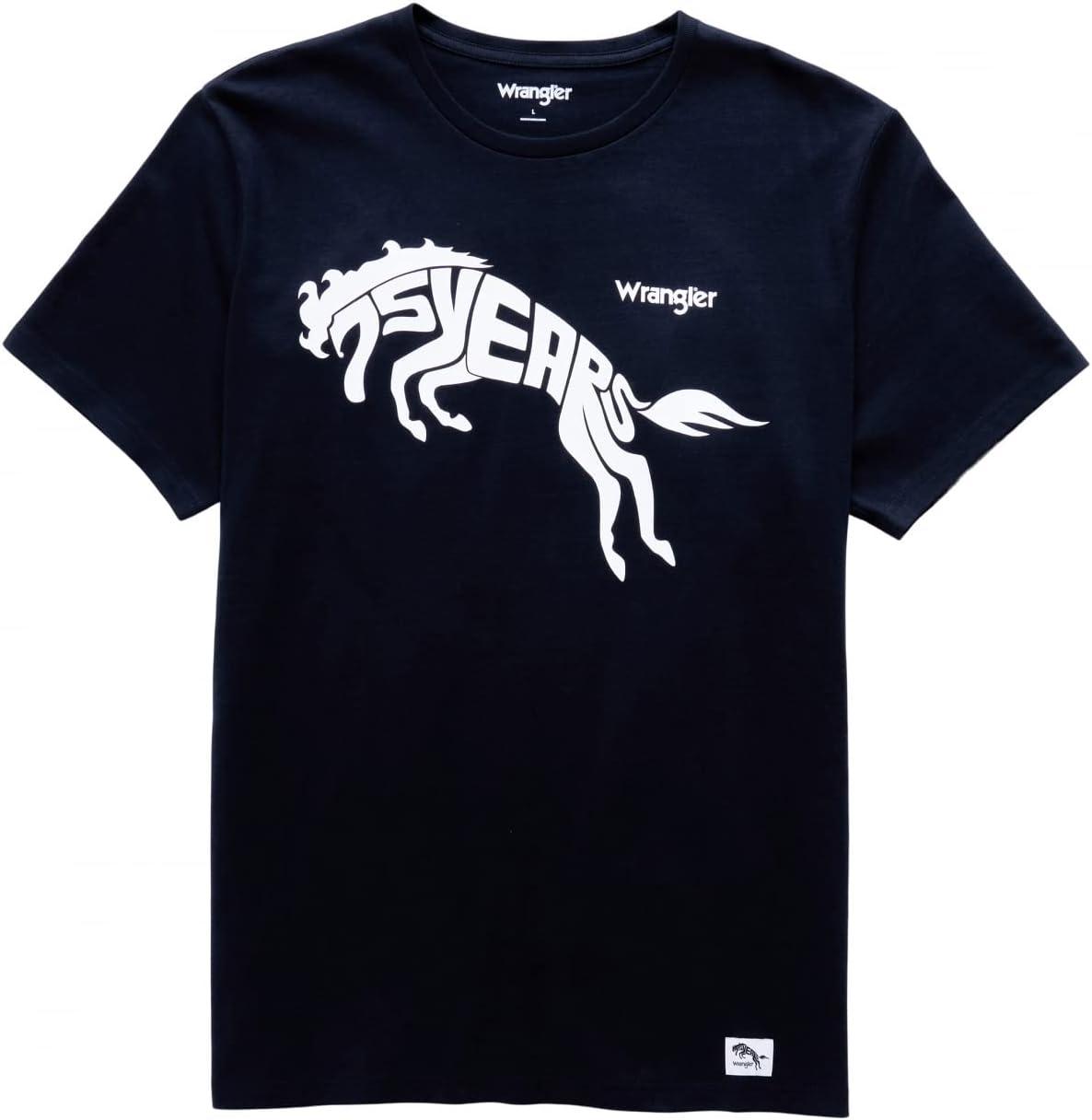 imageWrangler Mens 75th Anniversary TShirtBlue