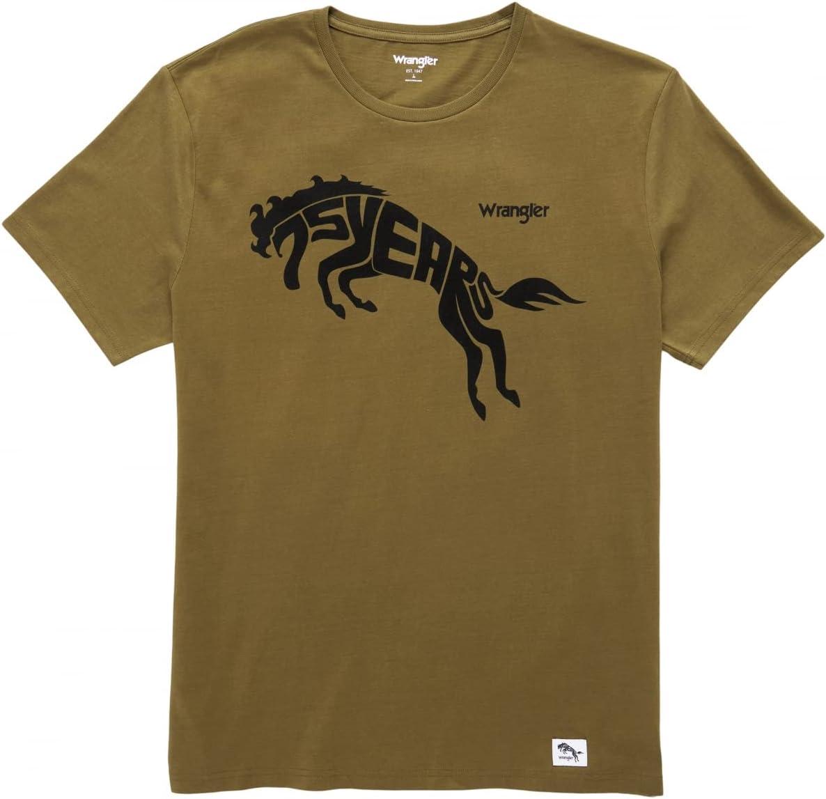 imageWrangler Mens 75th Anniversary TShirtGreen