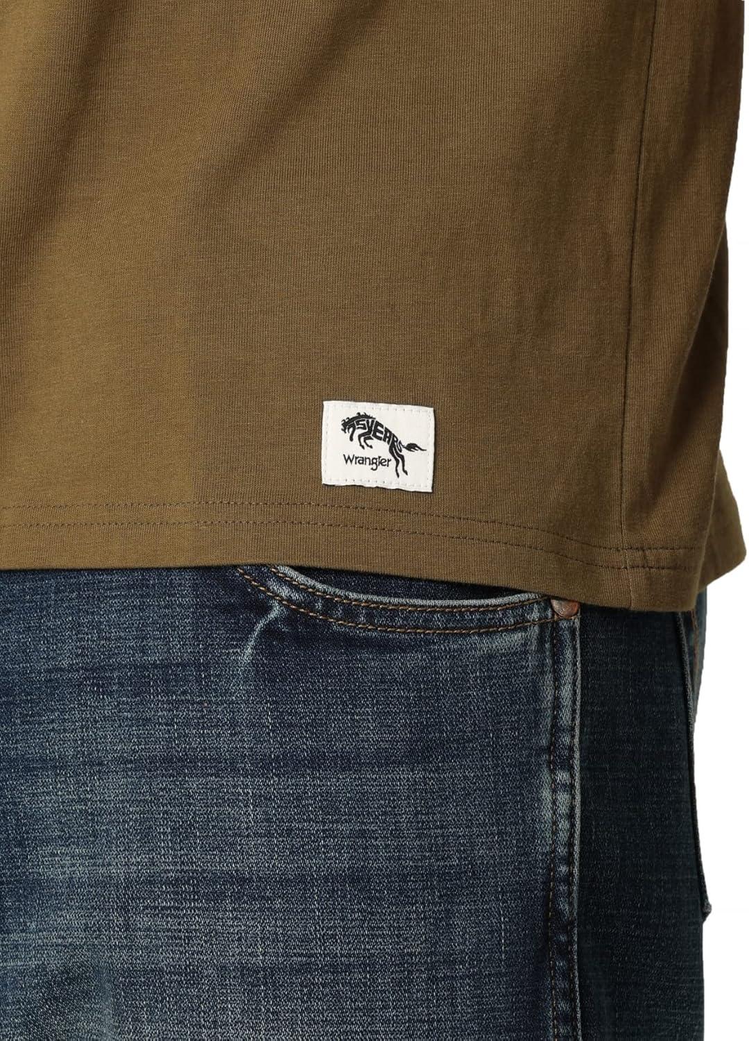 imageWrangler Mens 75th Anniversary TShirtGreen