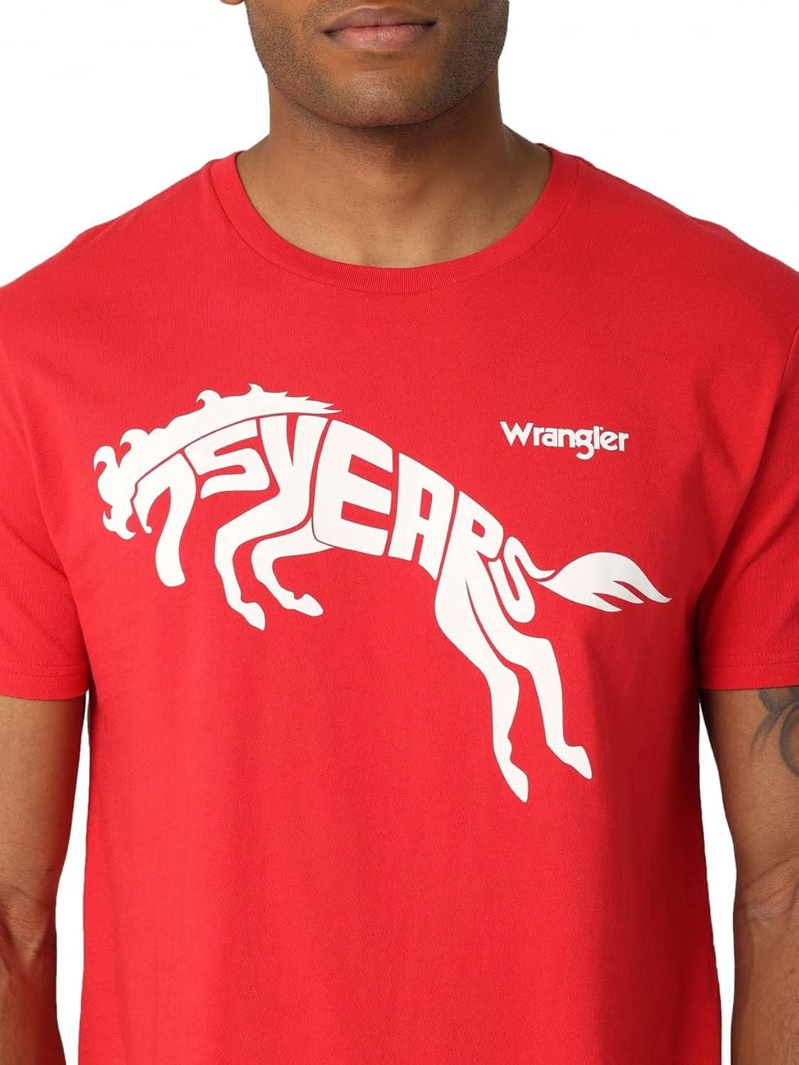 imageWrangler Mens 75th Anniversary TShirtRed