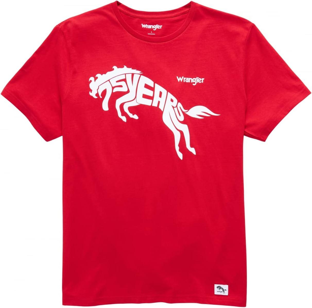 imageWrangler Mens 75th Anniversary TShirtRed