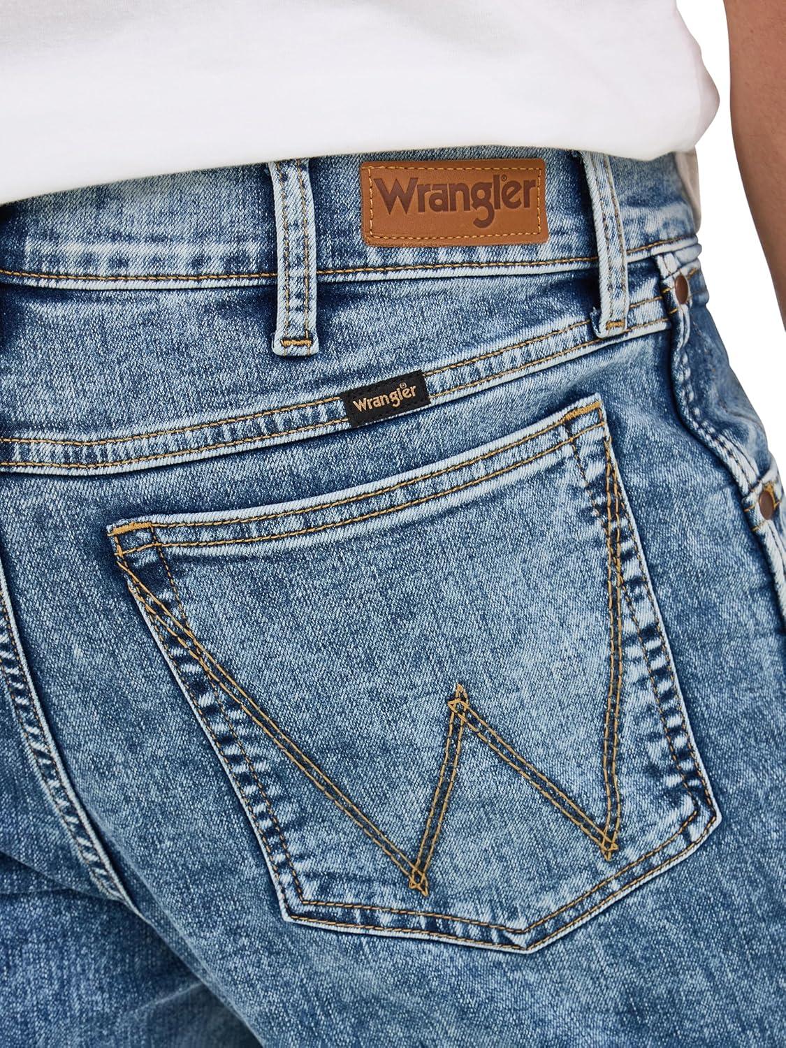 imageWrangler Mens Slim Straight JeansAcid Wash