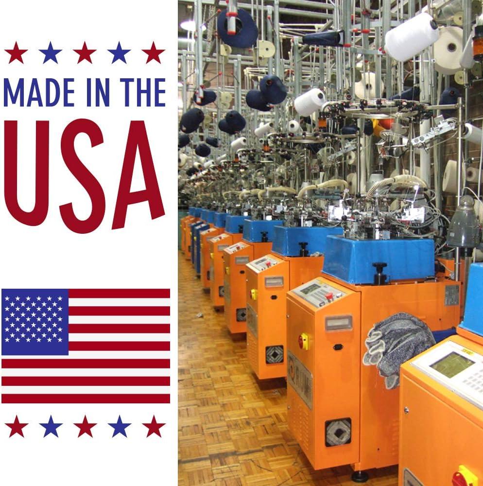 imageWrangler Mens Smooth Toe Seam Cushion Boot Crew Socks 4 PairsWhiteGrey